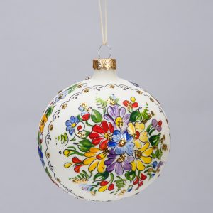 Bombka opolska biała