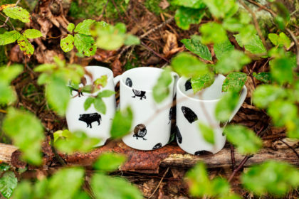 Becher aus der Serie "Tiere aus dem Oppelner Wald"