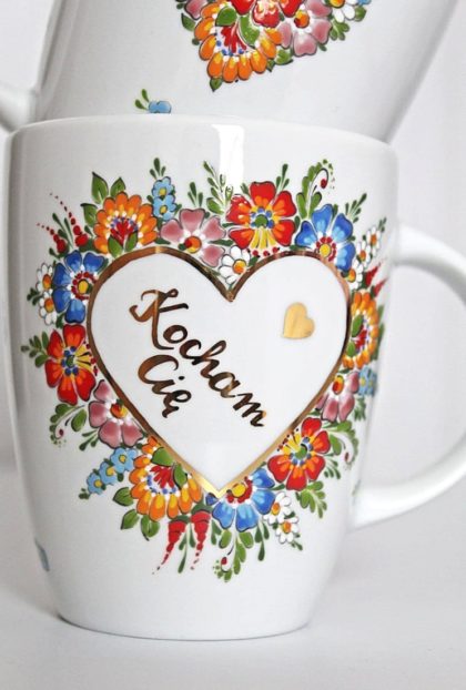 Goldener Becher "Ich liebe dich"